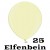 Luftballons Mini, Perlmuttfarben, 25 Stück -  Elfenbein