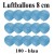 Luftballons Mini 8 cm, 100 Stück, Wasserbomben, Blau
