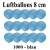 Luftballons Mini 8 cm, 1000 Stück, Wasserbomben, Blau