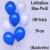 Luftballons Blau-Weiß, Latex 30 cm Ø, 100 Stück