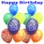 Kombi-zu-Zahlen-Luftballons-Kristall: Happy Birthday