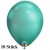 Chrome Luftballons Grün, Latex 27,5 cm Ø 10 Stück, Qualatex
