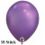 Chrome Luftballons Violett, Latex 27,5 cm Ø 10 Stück, Qualatex