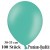 Luftballons, Latex 30cm Ø, 100 Stück / Aquamarin