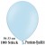 Luftballons, Latex 30cm Ø, 100 Stück / Babyblau