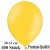Luftballons, Latex 30cm Ø, 100 Stück / Gelb