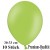 Luftballons, Latex 30cm Ø, 10 Stück / Hellgrün