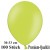 Luftballons, Latex 30cm Ø, 100 Stück / Limonengrün