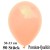 Luftballons, Latex 30cm Ø, 50 Stück / Pfirsich