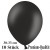 Luftballons, Latex 30cm Ø, 10 Stück / Schwarz