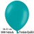 Luftballons, Latex 30cm Ø, 100 Stück / Türkis