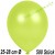Luftballons Latex 25-28 cm Ø,  Metallic Apfelgrün, 500 Stück