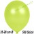 Luftballons Latex 25-28 cm Ø,  Metallic Apfelgrün, 500 Stück
