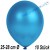 Luftballons Latex 25-28 cm Ø,  Metallic Blau, 10 Stück