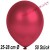 Luftballons Latex 25-28 cm Ø,  Metallic Burgund, 50 Stück