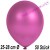 Luftballons Latex 25-28 cm Ø,  Metallic Fuchsia, 50 Stück