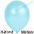 Luftballons Latex 25-28 cm Ø,  Metallic Hellblau, 5000 Stück