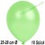 Luftballons Latex 25-28 cm Ø,  Metallic Mintgrün, 10 Stück
