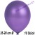 Luftballons Latex 25-28 cm Ø,  Metallic Violett, 10 Stück