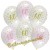 Luftballons, Latexballons Pink Chic 60 zum 60. Geburtstag, 6 Stück