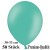 Luftballons, Latex 30cm Ø, 50 Stück / Aquamarin