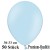 Luftballons, Latex 30cm Ø, 50 Stück / Babyblau