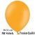 Luftballons, Latex 30cm Ø, 50 Stück / Mandarin-Orange