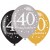 Luftballons, Latexballons Sparkling Celebration 40 zum 40. Geburtstag, 6 Stück