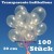 Luftballons Latex 30cm Ø Transparent 100 Stück