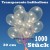 Luftballons Latex 30cm Ø Transparent 1.000 Stück