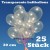 Luftballons Latex 30cm Ø Transparent 25 Stück