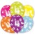 Luftballons, Latexballons Happy 4 Birthday / gemischte Farben