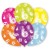 Luftballons, Latexballons Happy 6 Birthday / gemischte Farben