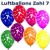 Luftballons mit der Zahl 7  zum 7. Geburtstag, bunt gemischt, 30cm, 5 Stück