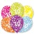 Luftballons, Latexballons Happy 70 Birthday / gemischte Farben
