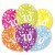 Luftballons, Latexballons Happy 70 Birthday / gemischte Farben
