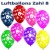 Luftballons mit der Zahl 8  zum 8. Geburtstag, bunt gemischt, 30cm, 5 Stück