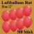 Luftballons zu Karneval und Fasching, 30 cm Ø, 500 Stück, Rot