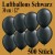 Luftballons zu Karneval und Fasching, 30 cm Ø, 500 Stück, Schwarz