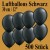 Luftballons zu Karneval und Fasching, 30 cm Ø, 500 Stück, Schwarz