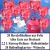 Luftballons zur Hochzeit steigen lassen, Helium- Einwegbehälter mit 20 Herzballons aus Folie, "Alles Gute zur Hochzeit" in Rot und Ballonflugkarten