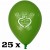 Luftballons, Latex, Petersilienhochzeit, 30 cm Ø, 25 Stück