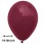 Luftballons, Latex 30 cm Ø, 10 Stück / Burgund - Gute Qualität