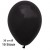 Luftballons, Latex 30 cm Ø, 10 Stück / Schwarz - Gute Qualität