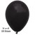 Luftballons, Latex 30 cm Ø, 50 Stück / Schwarz - Gute Qualität