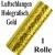 Luftschlangen Gold-Metallic, Holografisch, 1 Rolle