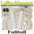 Fussball Luftschlangen, 48 Rollen, Jumbo