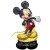 Mickey Mouse / AirLoonz Luftballon mit Luft gefüllt