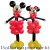 Mickey Mouse und Minnie Mouse, riesengroße Ballondekoration aus Latex-Luftballons und Folien-Luftballons