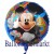 Micky Maus Luftballon aus Folie (ohne Helium-Ballongas)